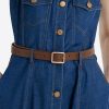 Summer Dresses for Women Casual Denim Halter Neck Wedding Guest Dress Midi Cocktail Sexy Open Back Aline Sundress