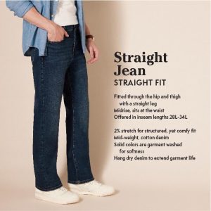 Men's Straight-Fit Stretch Jean