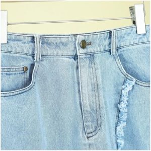Designsensory Waist Denim Skirt Summer