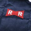 Women's Costume Anime Girl Cosplay Uniform Set With Blue Denim Vest And Skirt