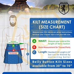 Plus Size Scottish Utility Kilts Colors Tartan & Cotton