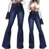 High Waisted Bell Bottom Jeans for Women Flare Jeans for Women Stretch Wide Leg Jeans