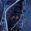 Sleeveless Slim Fit Lapel Mini Denim Dress for Women Vintage Sheath Jean Casual Dresses