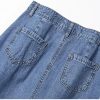 Denim ​​ Skirt in Summer, Casual and Waisted ice Silk