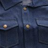 Women's Costume Anime Girl Cosplay Uniform Set With Blue Denim Vest And Skirt